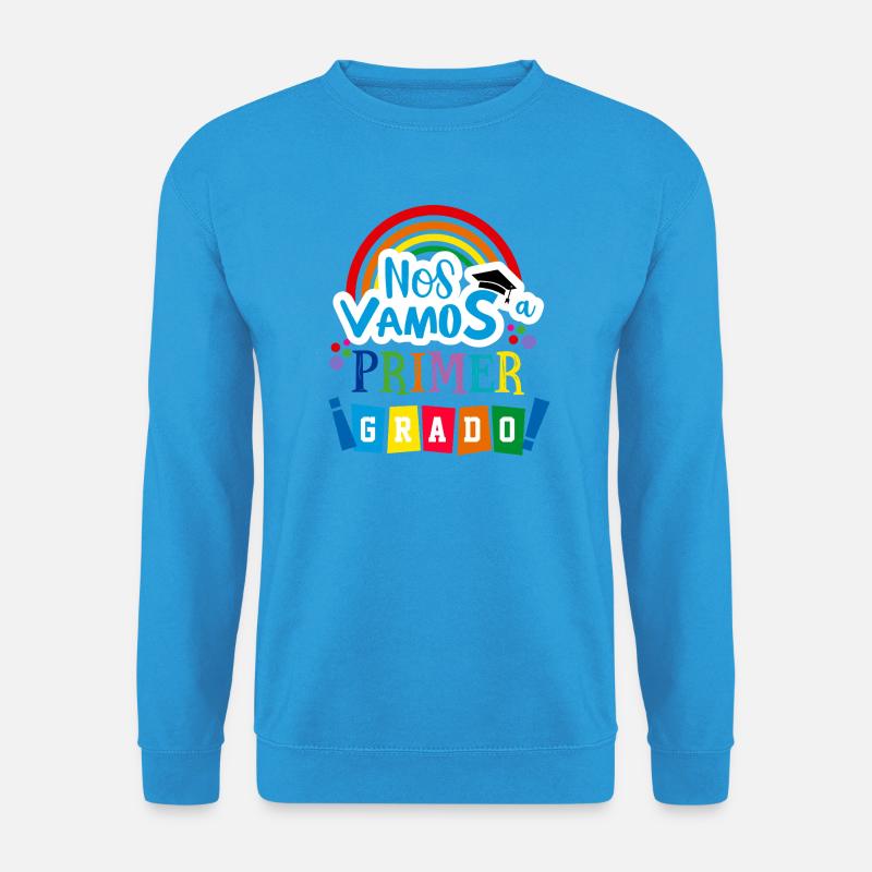Wir verlassen die erste Klasse, die Vorschule - Unisex Pullover - Meeresblau