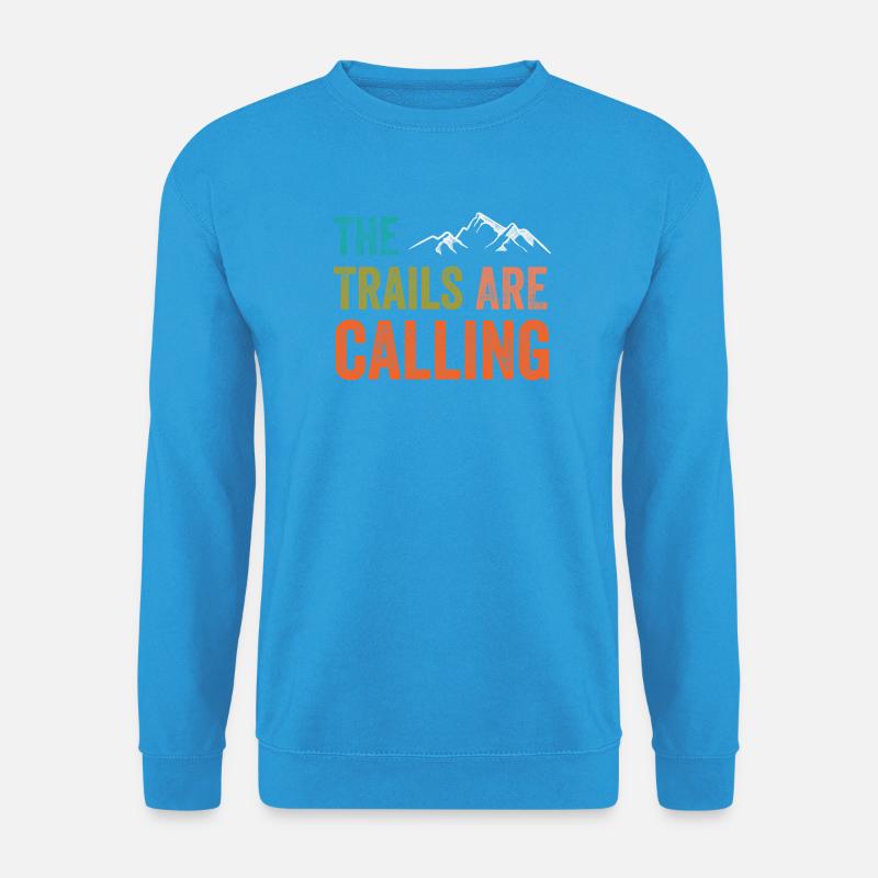 Die Spuren rufen - Unisex Pullover - Meeresblau