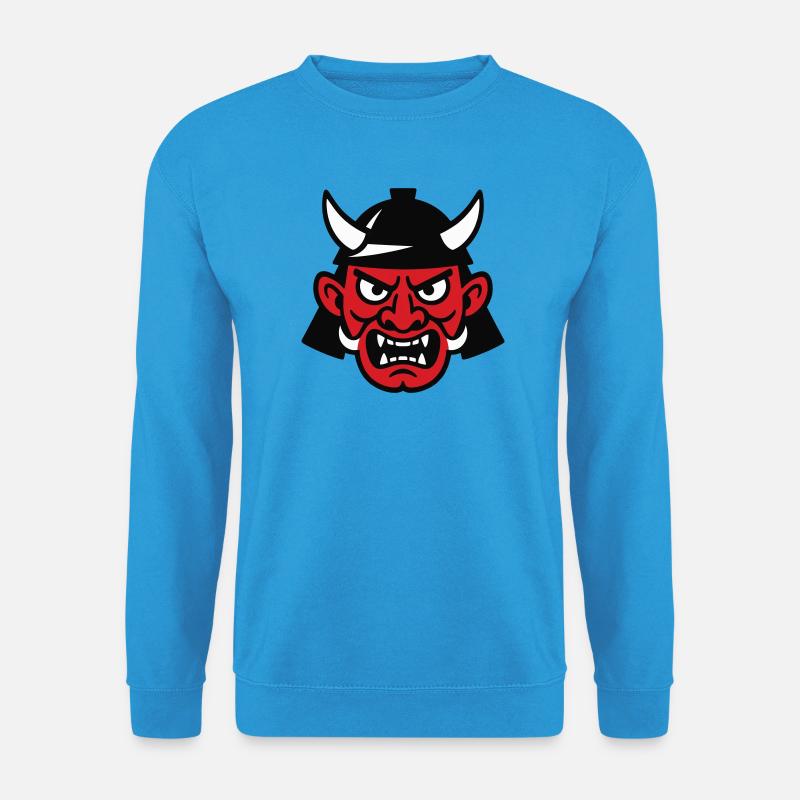 Samurai Devil - Unisex Pullover - Meeresblau