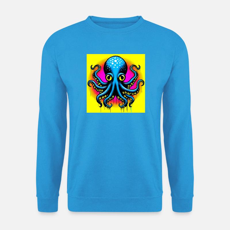 Krake - Unisex Pullover - Meeresblau
