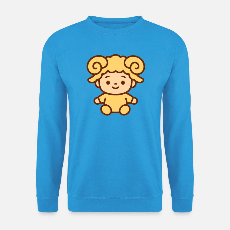 Sternzeichen Widder supersüß! - Unisex Pullover - Meeresblau