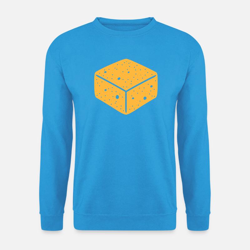 Schwamm Brausegummi Muster - Unisex Pullover - Meeresblau