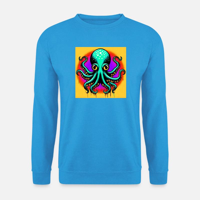 Krake - Unisex Pullover - Meeresblau