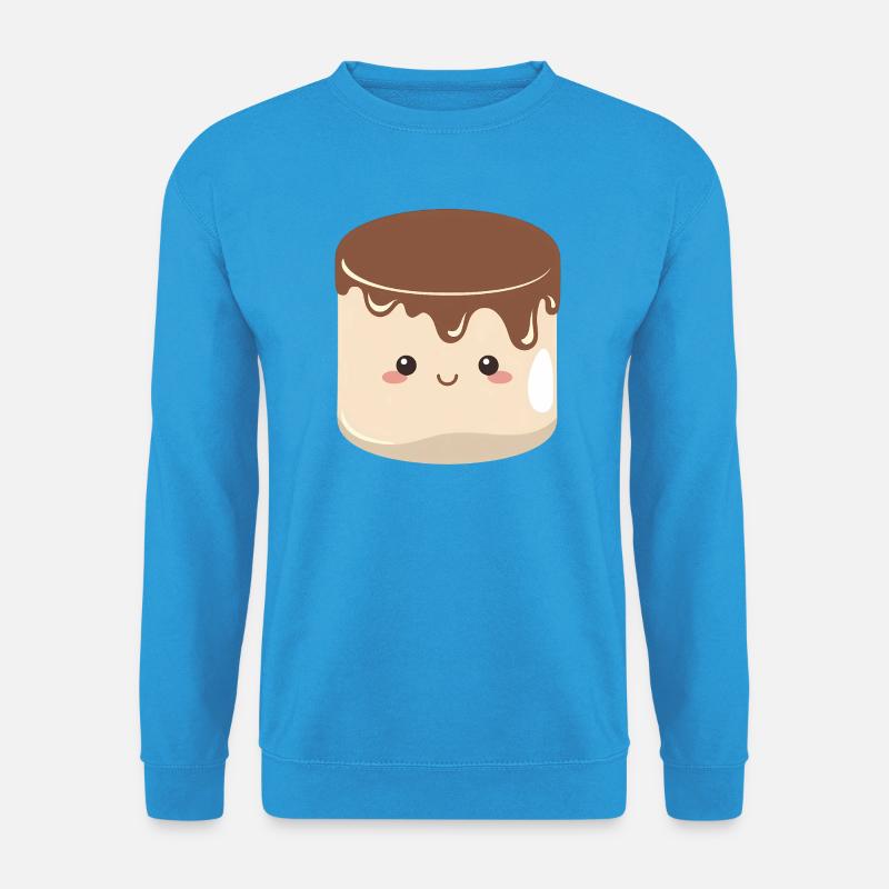 Kawaii Schokoladen-Marshmallow - Unisex Pullover - Meeresblau