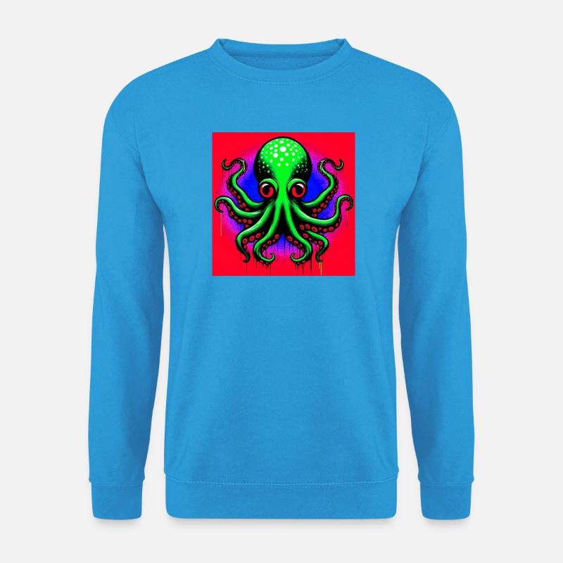 Krake - Unisex Pullover - Meeresblau
