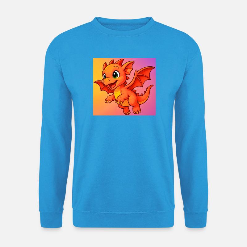 Drache - Unisex Pullover - Meeresblau
