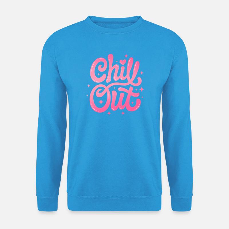 Chill Out - Unisex Pullover - Meeresblau