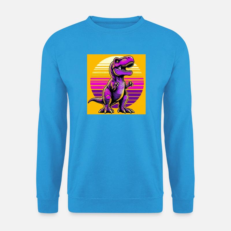 Dinosaurier - Unisex Pullover - Meeresblau