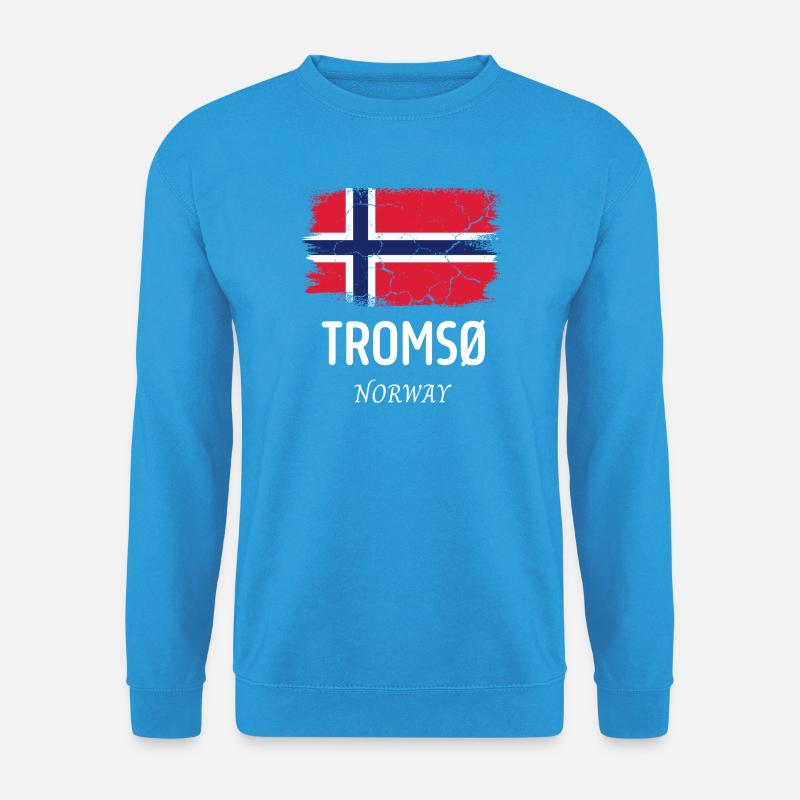 TROMSØ - Unisex Pullover - Meeresblau