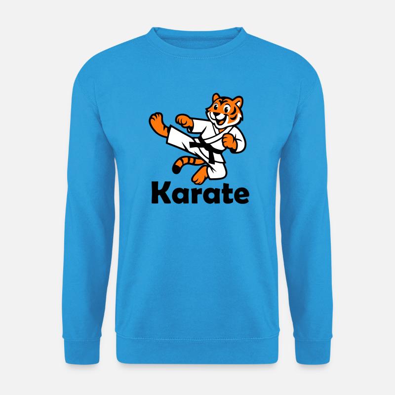 Karate Tiger - Unisex Pullover - Meeresblau