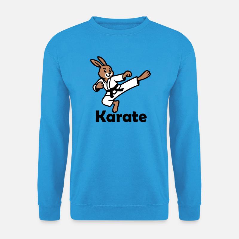 Karate Hase - Unisex Pullover - Meeresblau