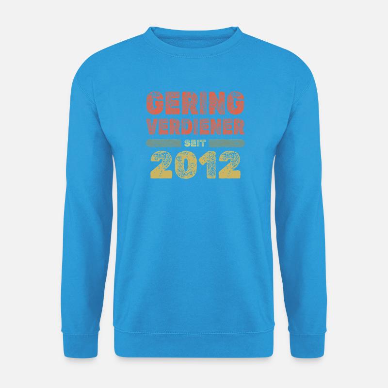 2012 - Unisex Pullover - Meeresblau