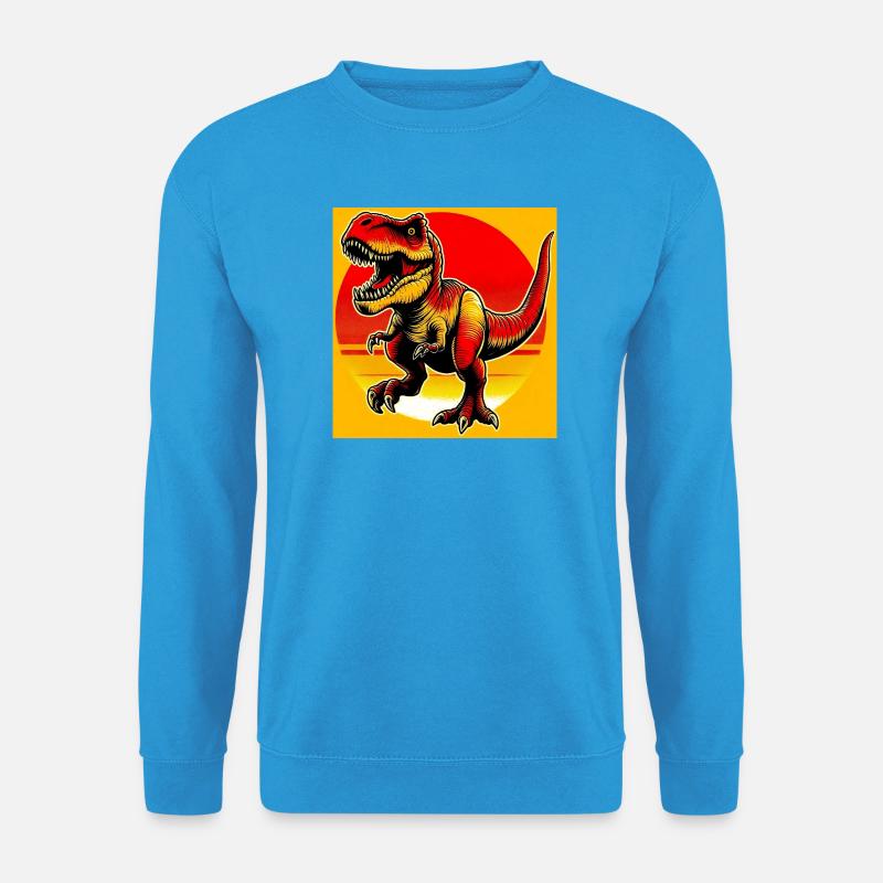 Dinosaurier - Unisex Pullover - Meeresblau