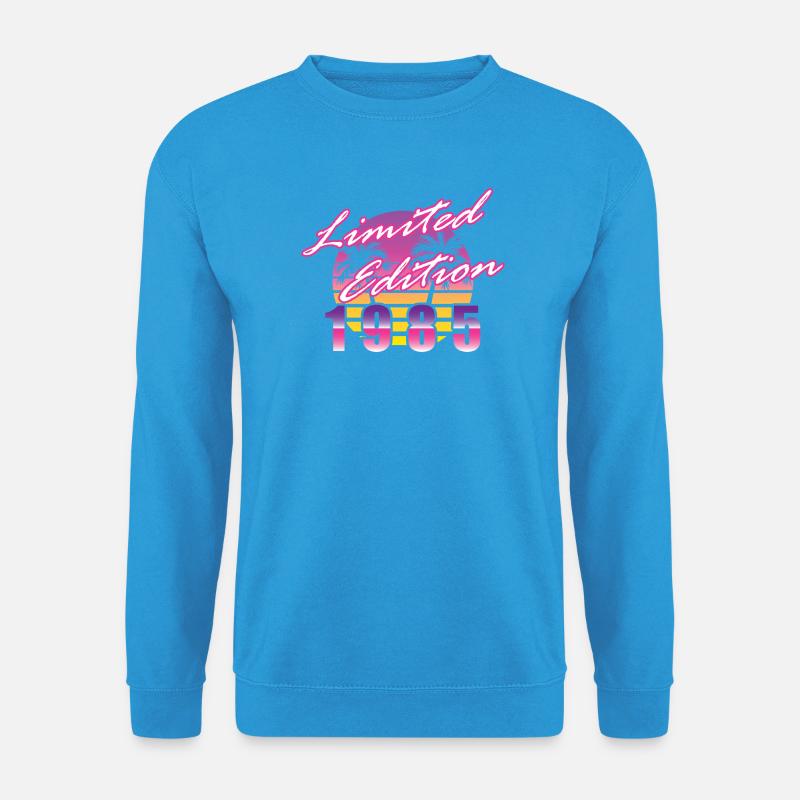 40. Geburtstag Limited Edition 1985 vintage - Unisex Pullover - Meeresblau