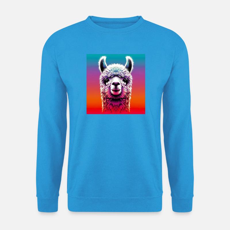 Alpaka - Unisex Pullover - Meeresblau