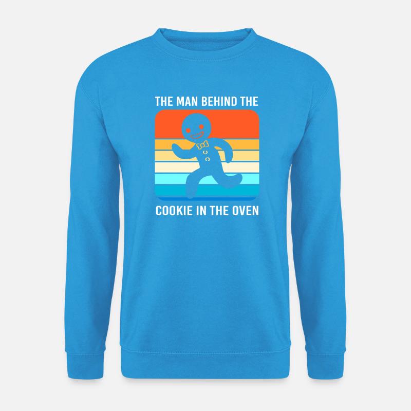 Werdender Papa werdende Väter - Unisex Pullover - Meeresblau