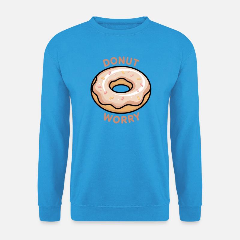 Donut-Sorge-Motivation - Unisex Pullover - Meeresblau