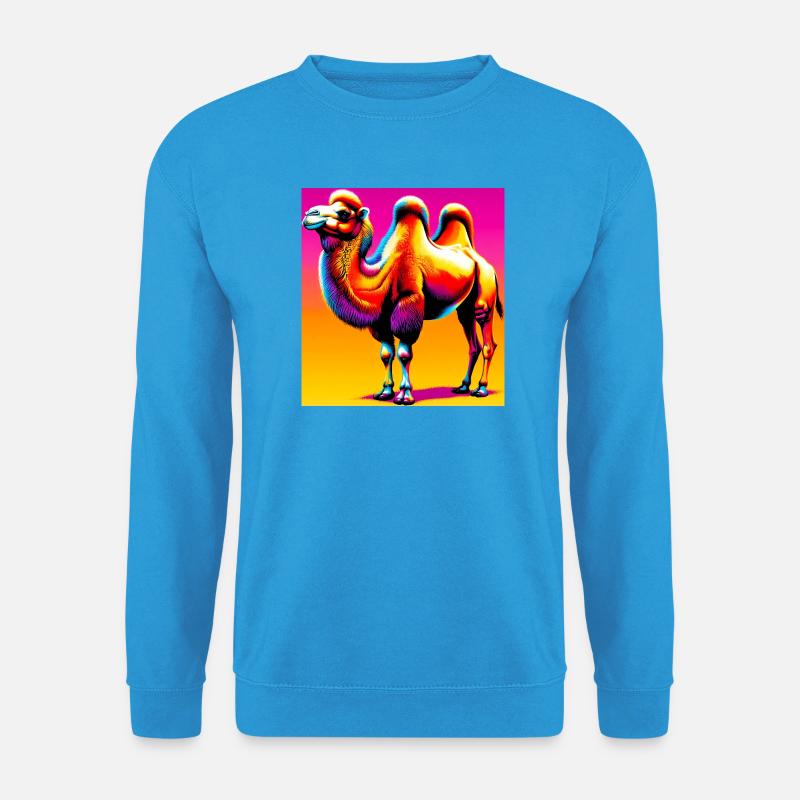 Kamel - Unisex Pullover - Meeresblau