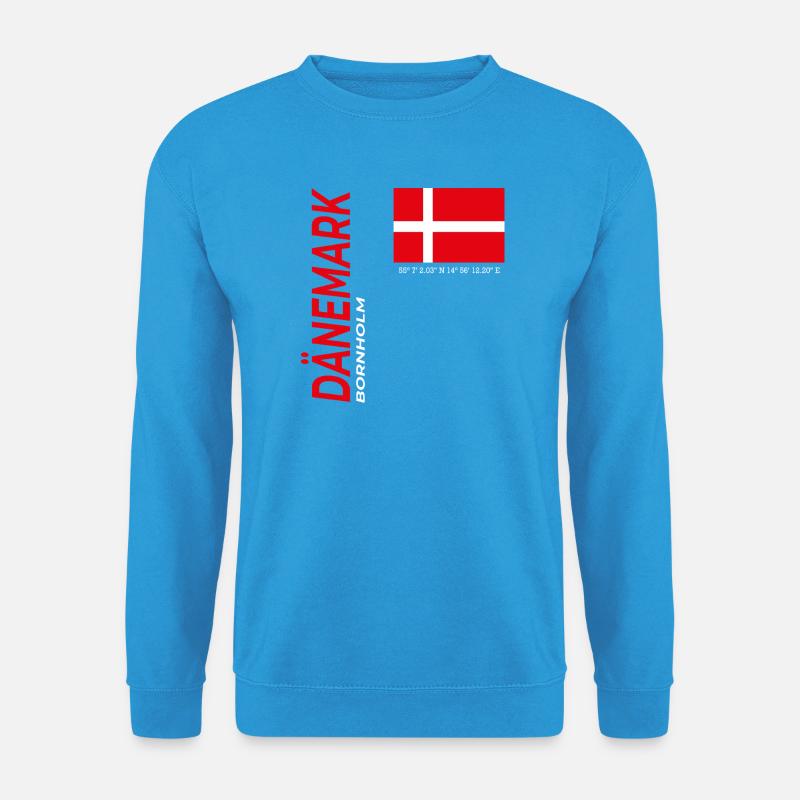 Bornholm - Unisex Pullover - Meeresblau