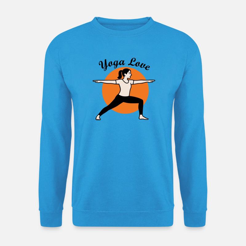 Yoga  - Unisex Pullover - Meeresblau
