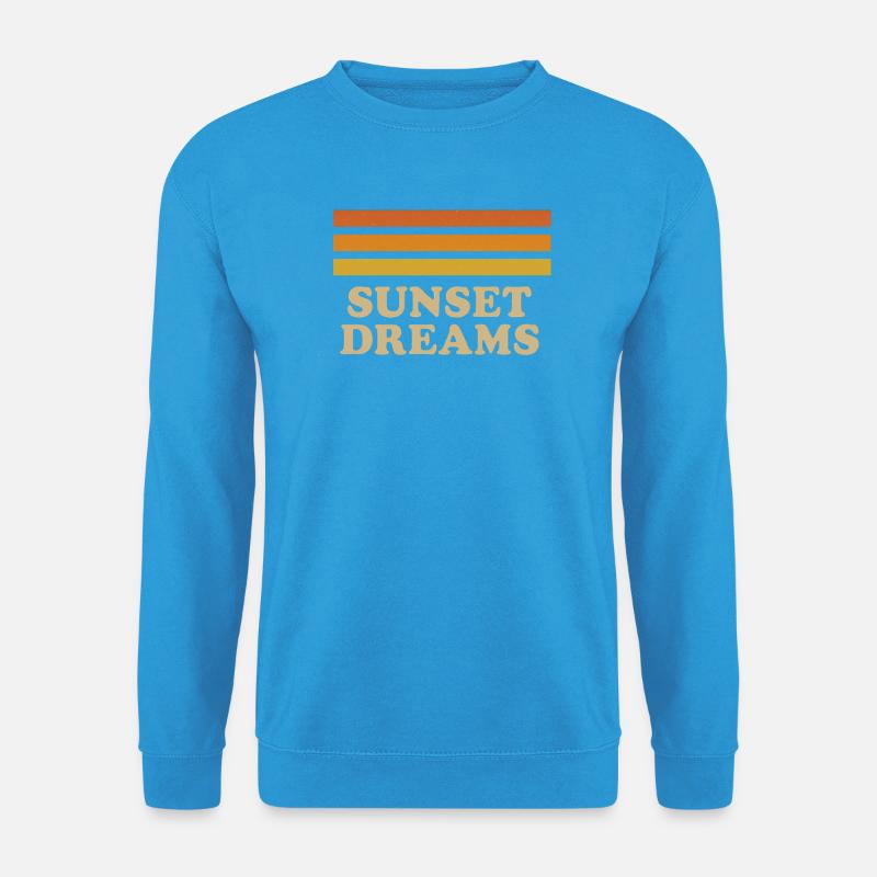 Sunset Dreams - Unisex Pullover - Meeresblau