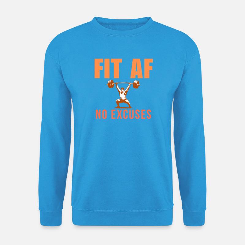 Motivation zum Krafttraining - Unisex Pullover - Meeresblau