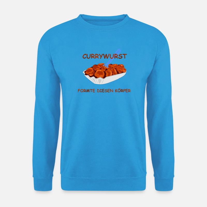 Currywurst - Unisex Pullover - Meeresblau