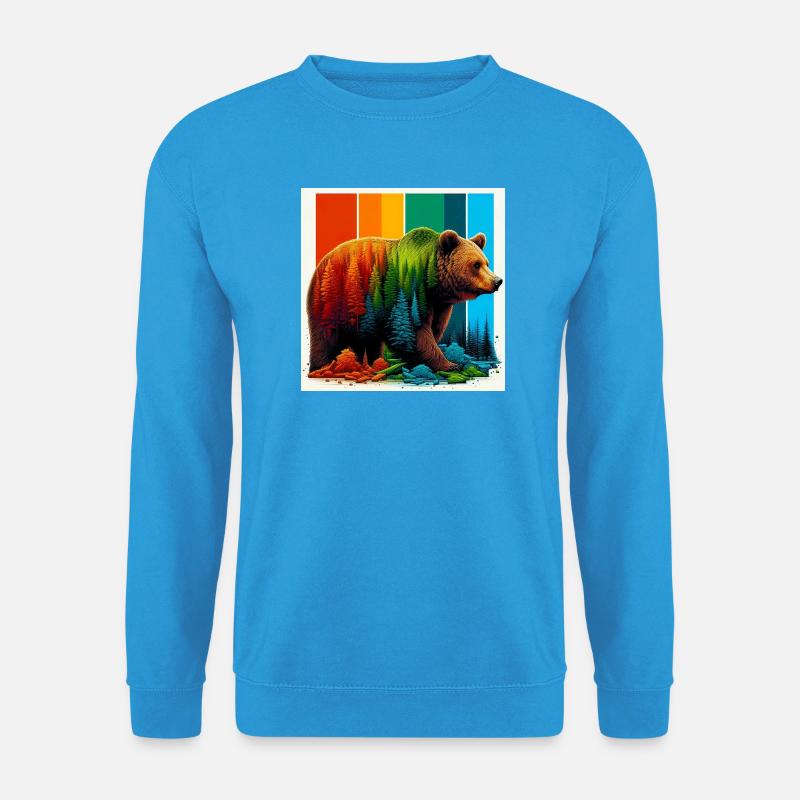 Bär - Unisex Pullover - Meeresblau