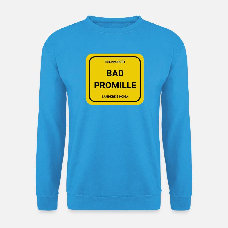 Trinkkurort - Unisex Pullover - Meeresblau