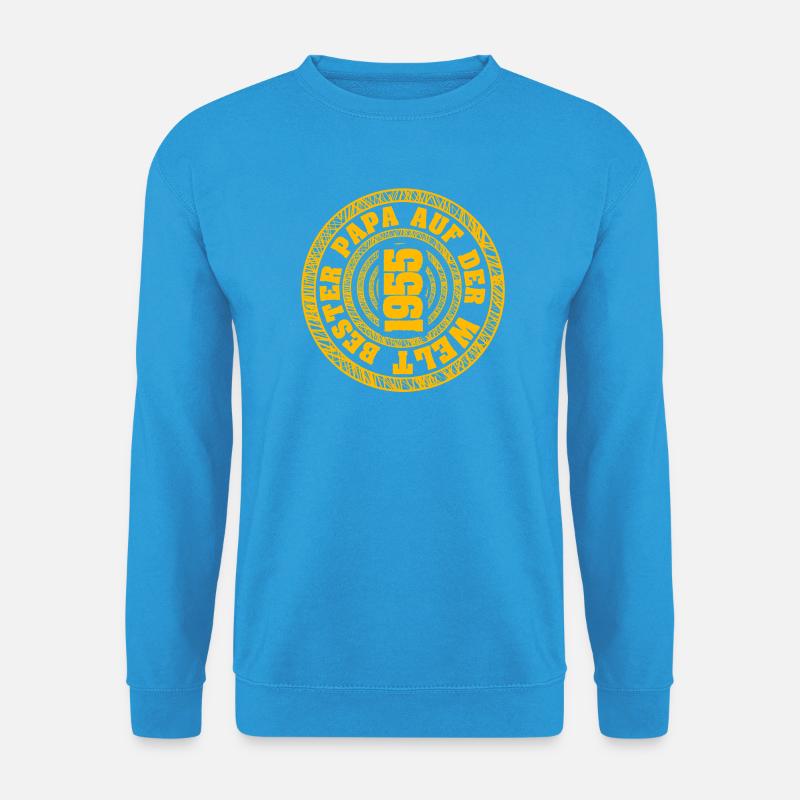 Geboren 1955 - Unisex Pullover - Meeresblau