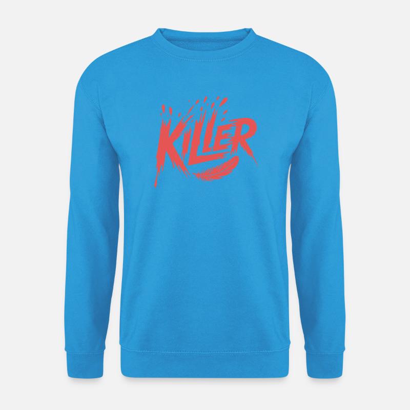 Killer Feder Splash - Unisex Pullover - Meeresblau