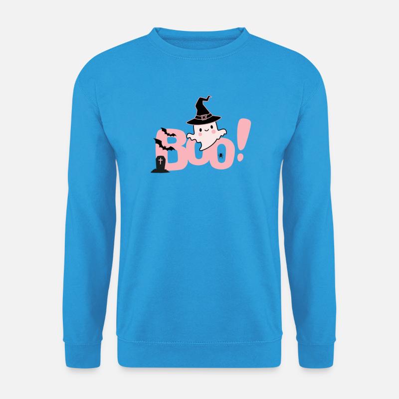 Kleiner rosa Geist - Unisex Pullover - Meeresblau