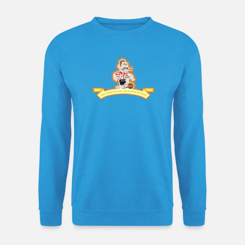 Oldtimer Fußballer Nostalgie - Unisex Pullover - Meeresblau