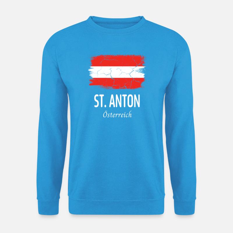 St. Anton - Unisex Pullover - Meeresblau