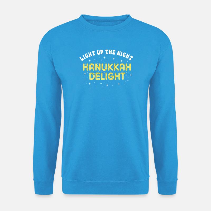 Hanoukka Hanoukka Hanoucca - Sweat-shirt Unisexe - bleu mer