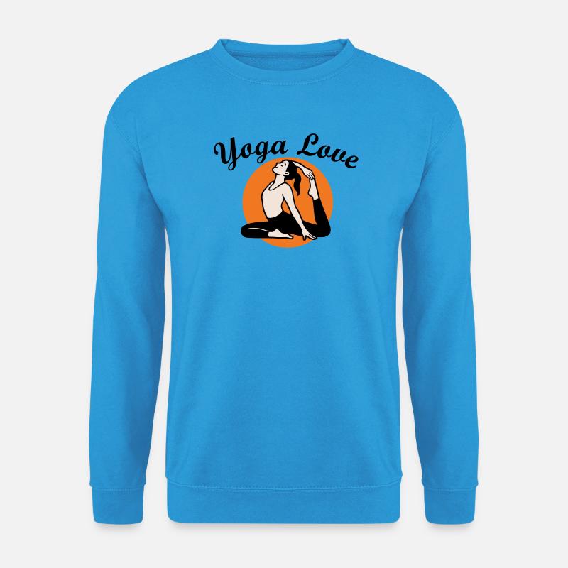 Yoga Love - Unisex Pullover - Meeresblau