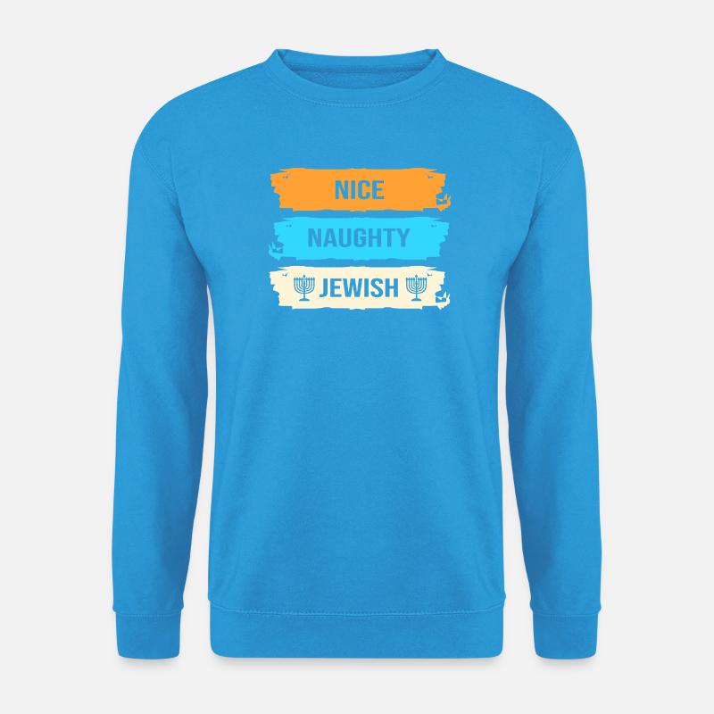 Hanoukka Hanoukka Hanoucca - Sweat-shirt Unisexe - bleu mer