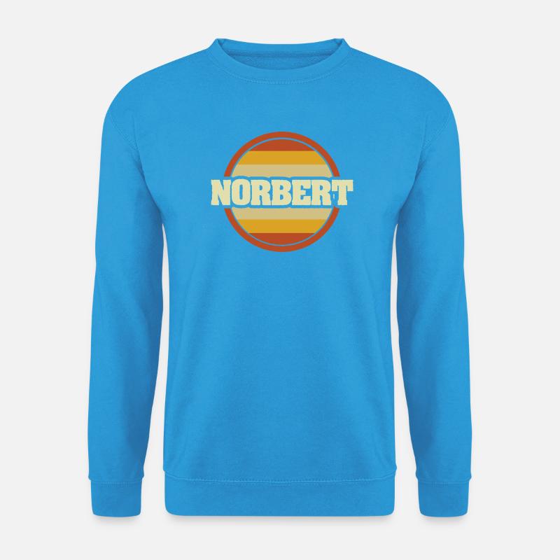 Vorname Norbert - Unisex Pullover - Meeresblau