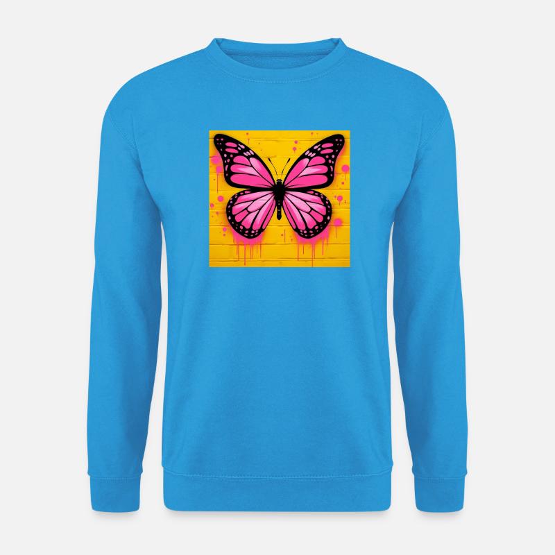 Schmetterling - Unisex Pullover - Meeresblau