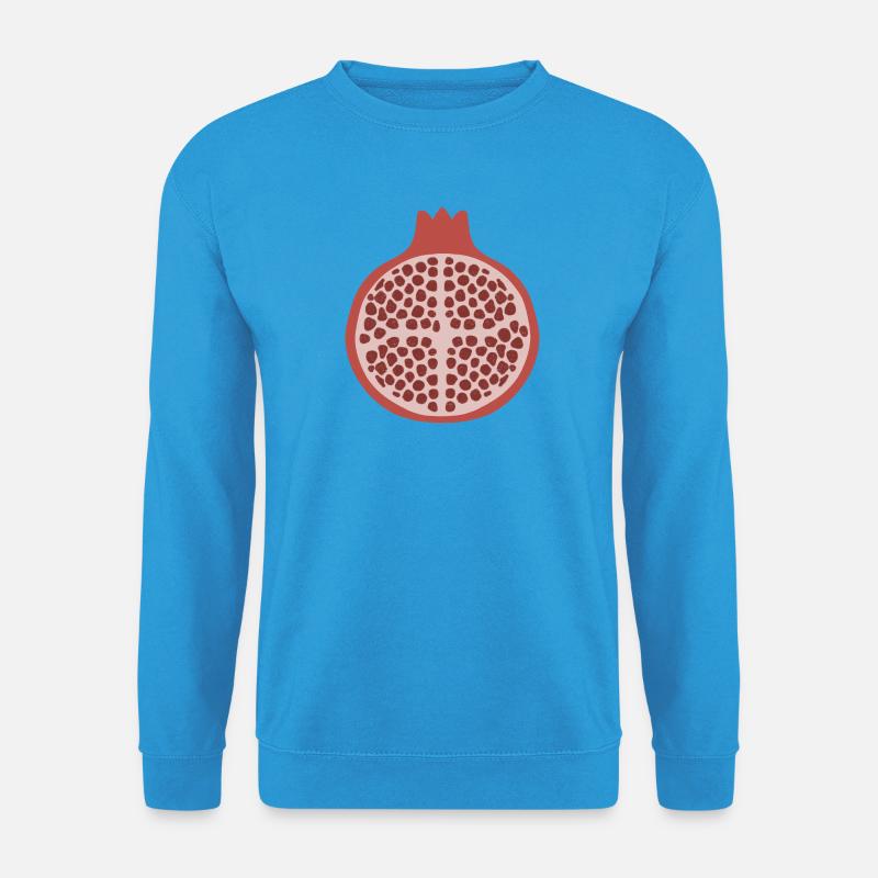 Granatapfel-Hälfte - Unisex Pullover - Meeresblau