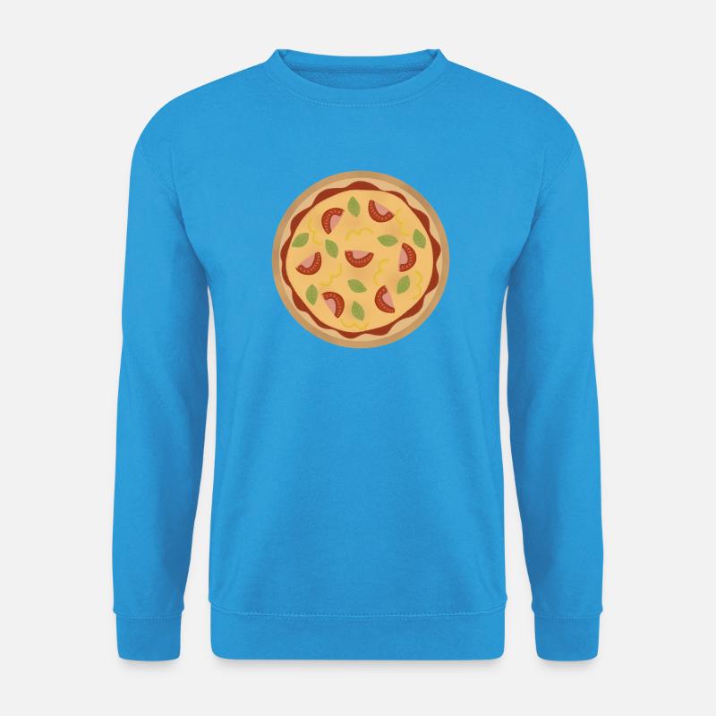 Pizza - Unisex Pullover - Meeresblau