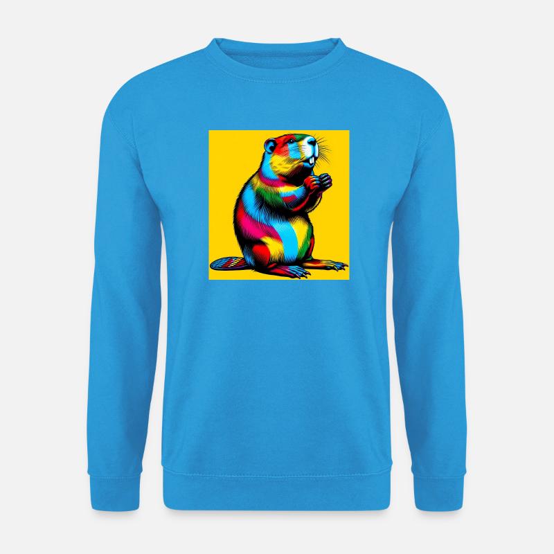 Bieber - Unisex Pullover - Meeresblau