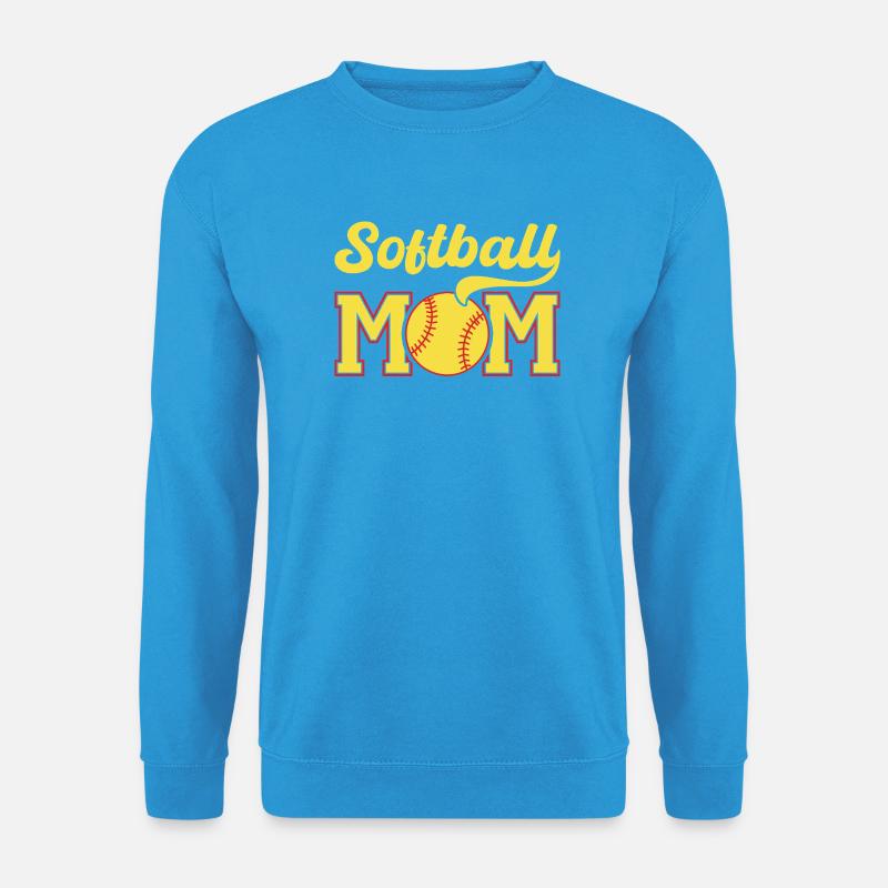 Softball Mama Retro Logo - Unisex Pullover - Meeresblau