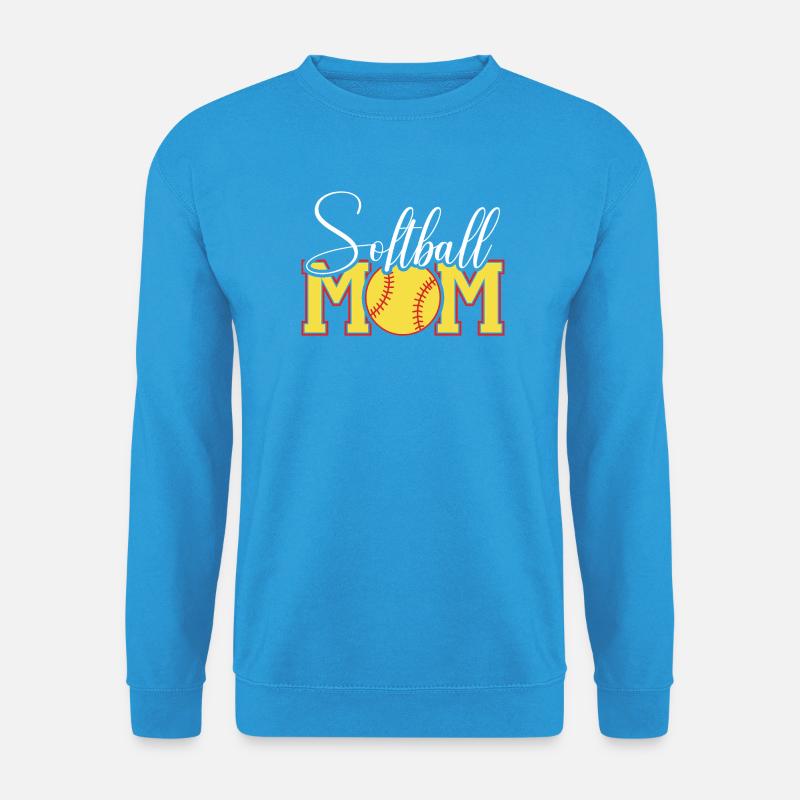 Softball Mama Emblem - Unisex Pullover - Meeresblau