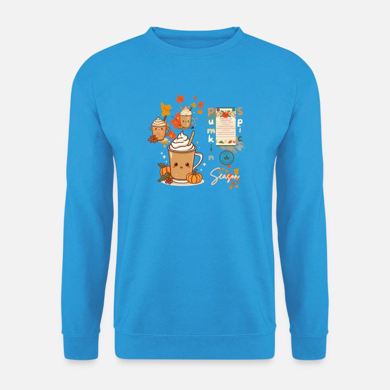 Kürbisgewürz-Saison - Unisex Pullover - Meeresblau