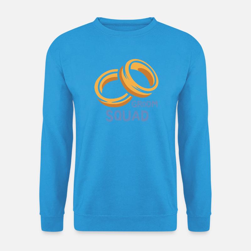 Groom Squad Ringe Junggesellenabschied - Unisex Pullover - Meeresblau
