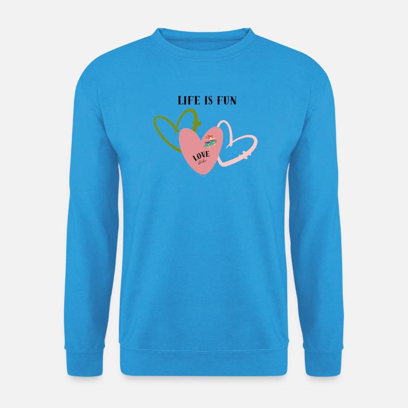 Liebe - Unisex Pullover - Meeresblau