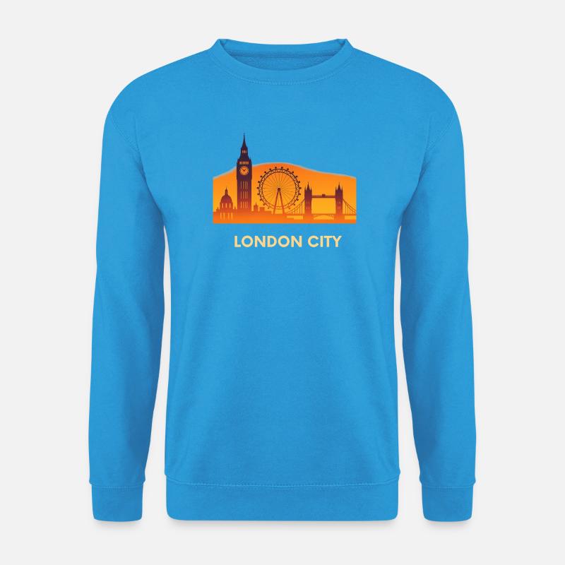 London City Silhouette - Unisex Pullover - Meeresblau