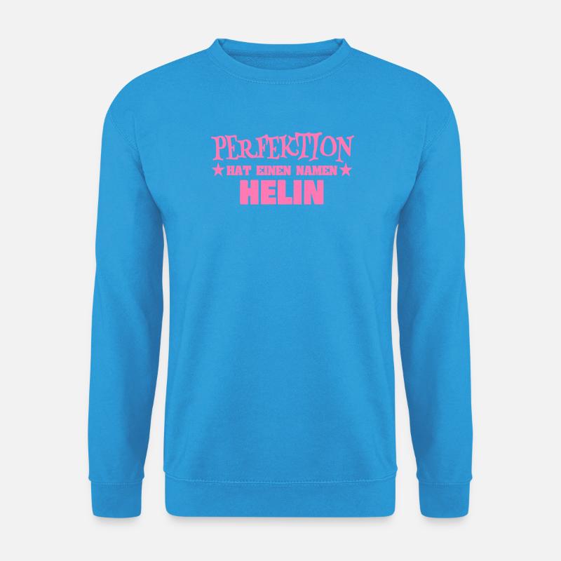 Frauenname He - Unisex Pullover - Meeresblau
