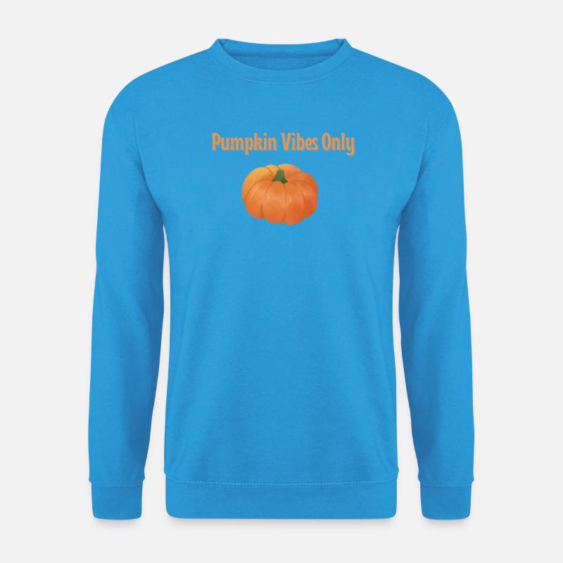 Pumkin Vibes Only - Unisex Pullover - Meeresblau